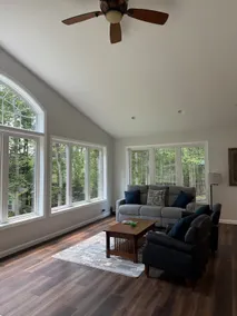 Large home with hot tub in serene wooded setting - Image 2