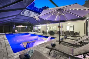 Lux Prvte Fam Home Pool Pcklbl Mins 2 Beach/Dning - Image 2