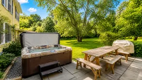 Hot Tub • Wood Fireplace • Steps to Ski Shuttle - Image 2