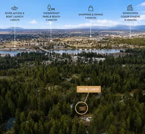 5-Acre Cabin. 1 Min to River Access & Downtown Post Falls. Near CDA - Image 5