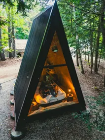 Cozy storybook A-frame over a stream - 24 - Image 2