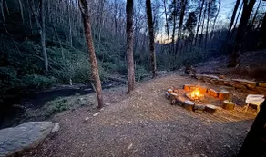Cozy Creekside Retreat. Waterfall. Hiking. Hot Tub - Image 3