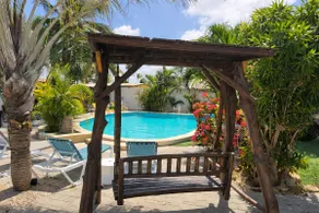 Tropical Garden Escape w/ Pool • Walk to Beach - Image 5
