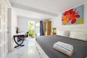 Tropical Garden Escape w/ Pool • Walk to Beach - Image 2