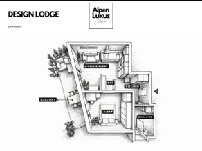 Design Lodge - Apartment with terrace - Image 2