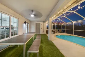 Hot Tub & Private Pool · Screened Lanai · Game Room · BBQ · Canal View - Image 3