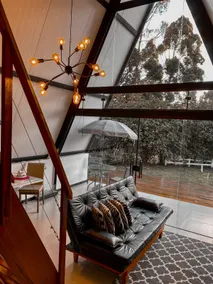 Cabin with bathtub, view, and barbecue area - Image 2