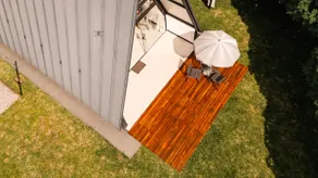 Cabin with bathtub, view, and barbecue area - Image 5