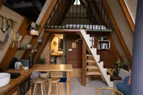 triangular shaped cabin facing Galilee view - Image 5