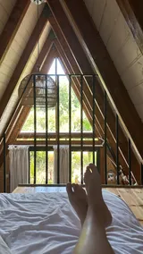triangular shaped cabin facing Galilee view - Image 3