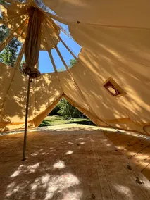 Cozy outdoor tent near Vienna with big log cabin! - Image 2