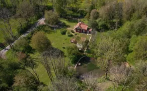 Countryside Oasis by a Stream, Pond and Fireplace - Image 2