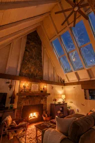 Twin Lakes Designer A-frame Stone Cottage - Image 4