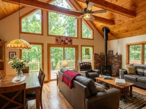 Adirondack Cabin | Grill | Fire Pit | Trail Access - Image 4