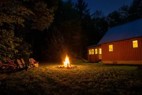 Adirondack Cabin | Grill | Fire Pit | Trail Access - Image 3