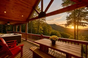 Stunning Mtn Views, Hot Tub+Fire Pit, Fireplace~Grill, WiFi, Private, Near Town! - Image 5