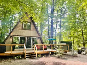 MCM A-Frame | HOT TUB | Lake | Nature | Hike - Image 5