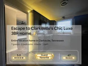Escape to Clarksville's Chic Luxe 3BR Home - Image 2