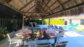 POSHPADZ Presents Villa Tranquila- Private Pool & Tiki Close to Beach Sleeps 10 - Image 2