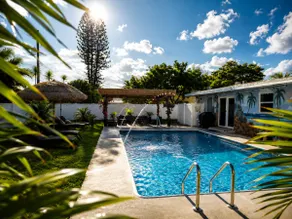 Heated Saltwater Pool • Fire Table• 6 Min to Beach - Image 3