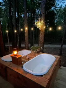 Lovely Glamping Cabin: Soaking Tubs + Spa - Image 5