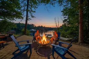 Waterfront Log Cabin w/Hot Tub, Kayaks, Firepit, King Beds, & Pets OK - Image 4