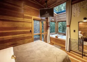Cabin with Bathtub in the middle of Nature - Image 4