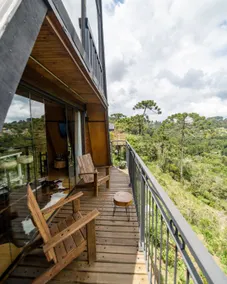 A-Frame Cabin with Hot Tub and View, 5 km from Capivari - Image 5
