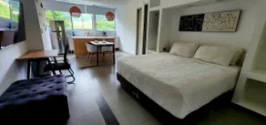 Loft overlooking hills - A/C - Home Office - Headboard - Image 3