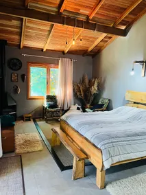 Refuge Cabin Suite on the Farm with Fireplace - Image 3