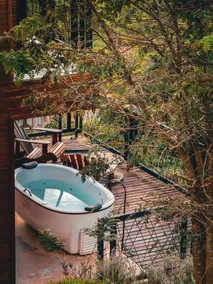 Novel chalet, immersed in nature with waterfall. - Image 3