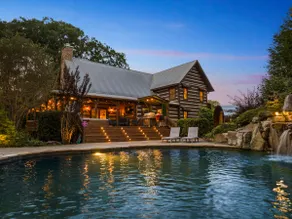 Cabin · Waterfall Pool + Hot Tub · Barrel Sauna - Image 4
