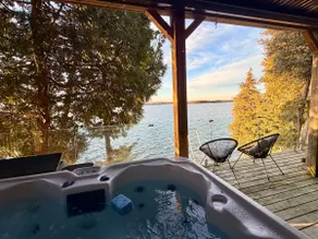 New Hot Tub • Modern Lakefront Cottage - Image 2