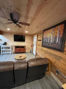 Bear Den | Walk to Midtown, King Bed, Cozy Cabin! - Image 3