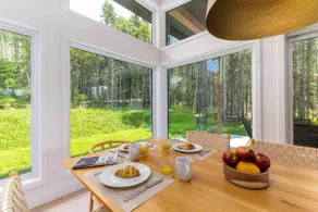 La Charlebois 24: Forest Views, Hot Tub & Patio - Image 3