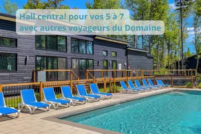 2-bedroom house-chalet, golf, outdoors & large parking lot - Image 2