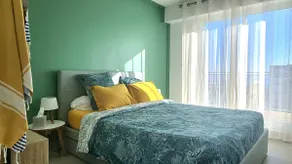 Nice two rooms, top floor, sea view - Image 4