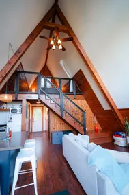 A-Frame, Loft + Wall of Windows | Hocking Hills - Image 2