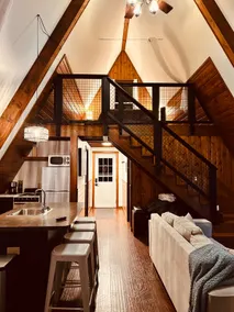 A-Frame, Loft + Wall of Windows | Hocking Hills - Image 3