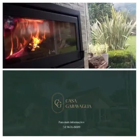 Casa Garavaglia Stone Paths Fireplace Vineyards - Image 2