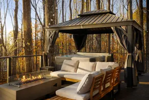 *NEW* Black Luxe A-Frame w/ Spa, Gameroom, Movie - Image 5