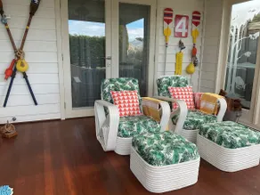 Luxury sea view. Fire. King bed. Kitchen. Garden. - Image 5