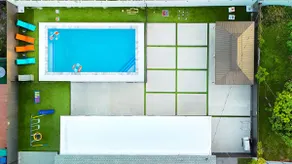 HBlue/Pool+Heater/Gazebo/BBQHard Rock/12People - Image 2