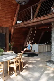 Designer A-Frame Cabin • Cedar Hot Tub - Image 2