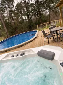 Private Cabin w Pool & Hot Tub on 14 Acres - 1 HR From Houston - Image 3