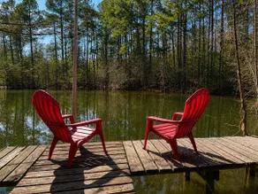 Private Cabin w Pool & Hot Tub on 14 Acres - 1 HR From Houston - Image 2