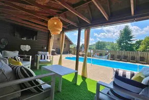 Back Porch Lodge on 5 Acres! Pool, Hot Tub, Creek! - Image 2