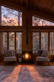 Romantic Glacier Hot Tub Hideout | A-Frame - Image 2