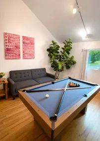 Spacious Home with Fire Pit & Game Room Near Yale - Image 3