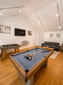 Spacious Home with Fire Pit & Game Room Near Yale - Image 2